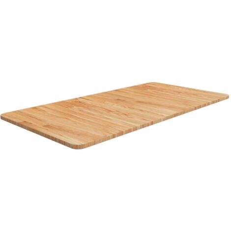 Bathroom Countertop Light Brown 100x50x1.5cm Treated Solid Wood vidaXL