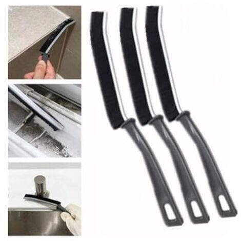Bathroom Crevice Gaps Cleaning Brush, Crevice Gap Cleaning Brush, Hard-Bristled Crevice Cleaning Brush, Outils De Nettoyage (3PCS)