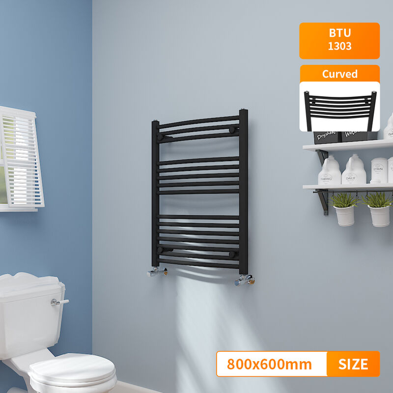 Image of NRG - Bathroom Curved Heated Towel&hellip;