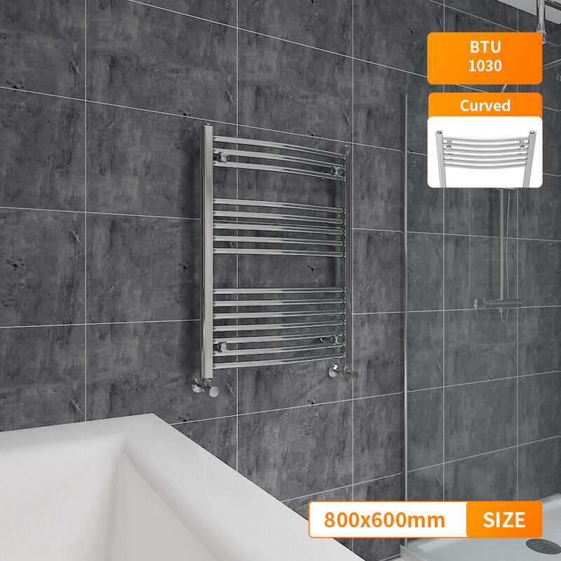 Image of NRG - Bathroom Curved Heated Towel&hellip;