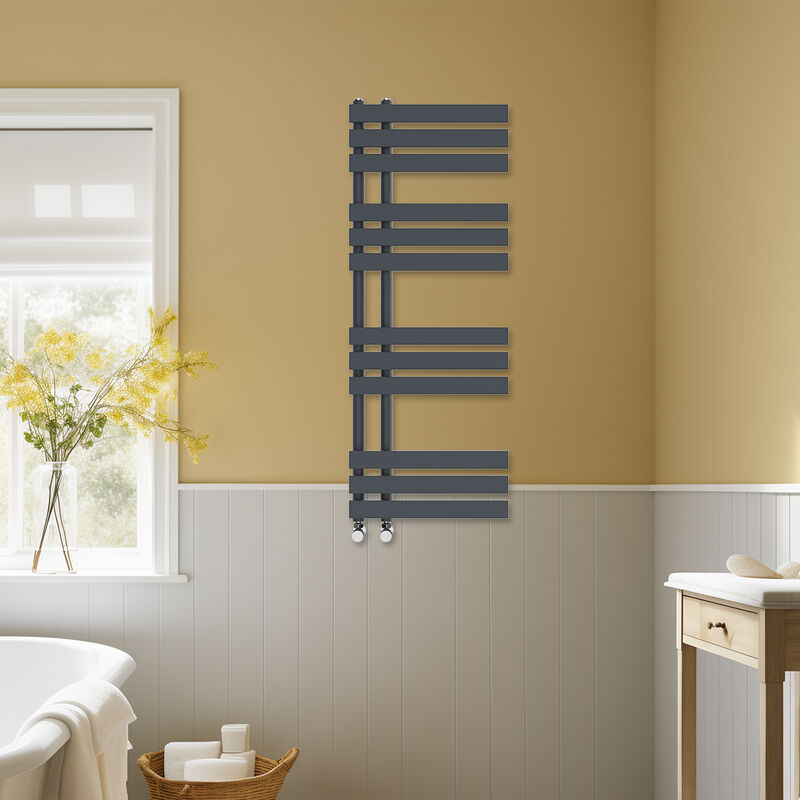 Image of NRG - Bathroom D-shape Heated Towel&hellip;