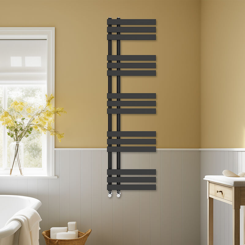 Image of NRG - Bathroom D-shape Heated Towel&hellip;