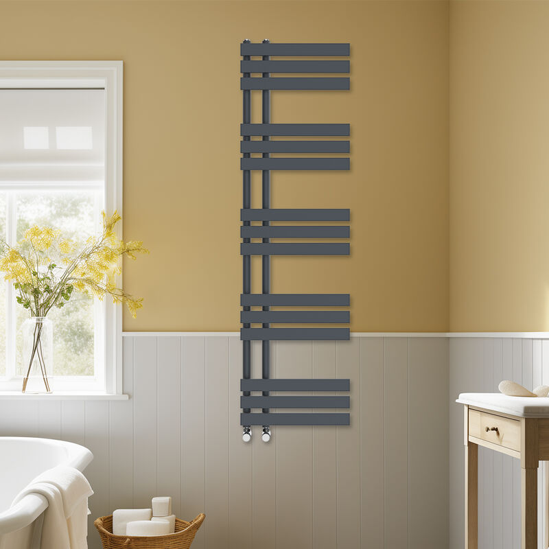 Image of NRG - Bathroom D-shape Heated Towel&hellip;