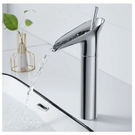 Bathroom Faucet, Bathroom Tap, Retro Chrome Single Handle Basin Mixer, Bathroom Mixer, Brass Basin Faucet, YMYNY Basin Faucet