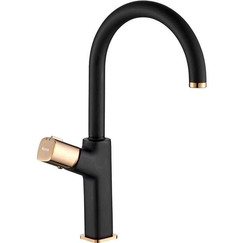 Basin Faucet REA Salto Black High