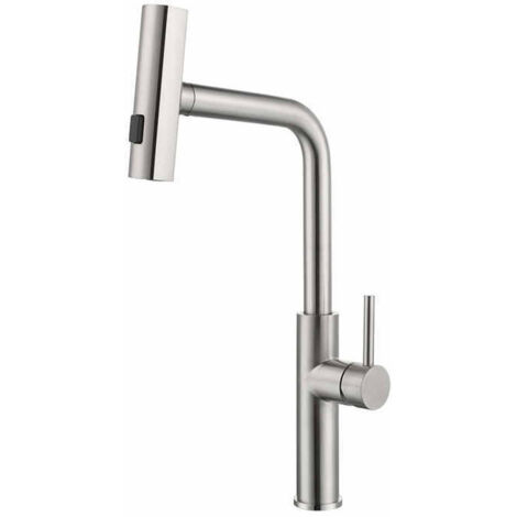 Bathroom Faucet with Pull-Out Spray and 3 Water Flow Modes, for Bathroom Sink or Basin, Adjustable Hot and Cold Basin Mixer Tap