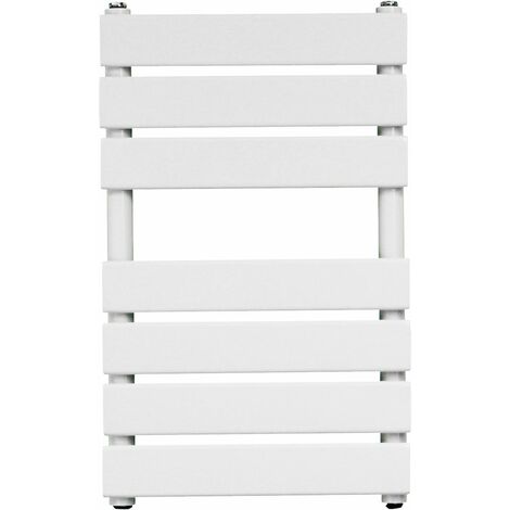 Bathroom Flat Panel Heated Towel Rail Radiator Central Heating 650x400mm White