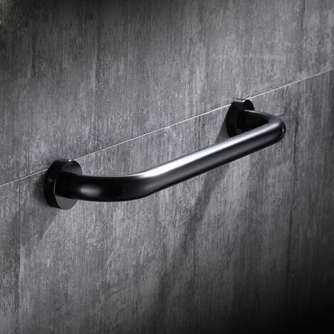 Bathroom Grab Bars, Shower Safety Handles, 30cm Non-Slip Bathroom Grab Bars, Toilet (Black)