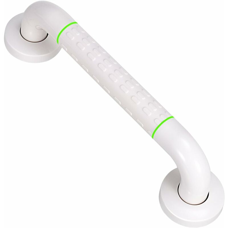 Bathroom Grab Bars with Light Circles - Ultra Grip Non-Slip Shower Handle, for Baths and Toilets - Elderly, Disabled, Pregnant - 39cm