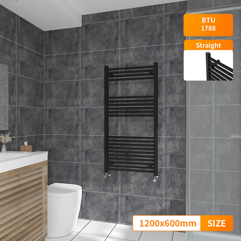 Image of NRG - Bathroom Heated Towel Rail&hellip;