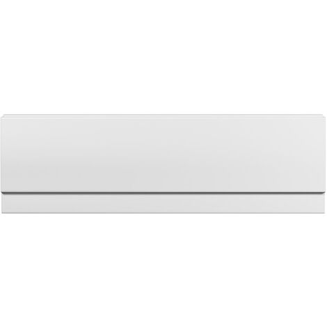 Bathroom High Gloss White Modern Acrylic Front Bath Panel 510mm X 1700mm