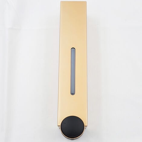Bathroom Kitchen Wall Mounted Shampoo Soap Dispenser-1pcs-6028 Gold Black Single Cup Button