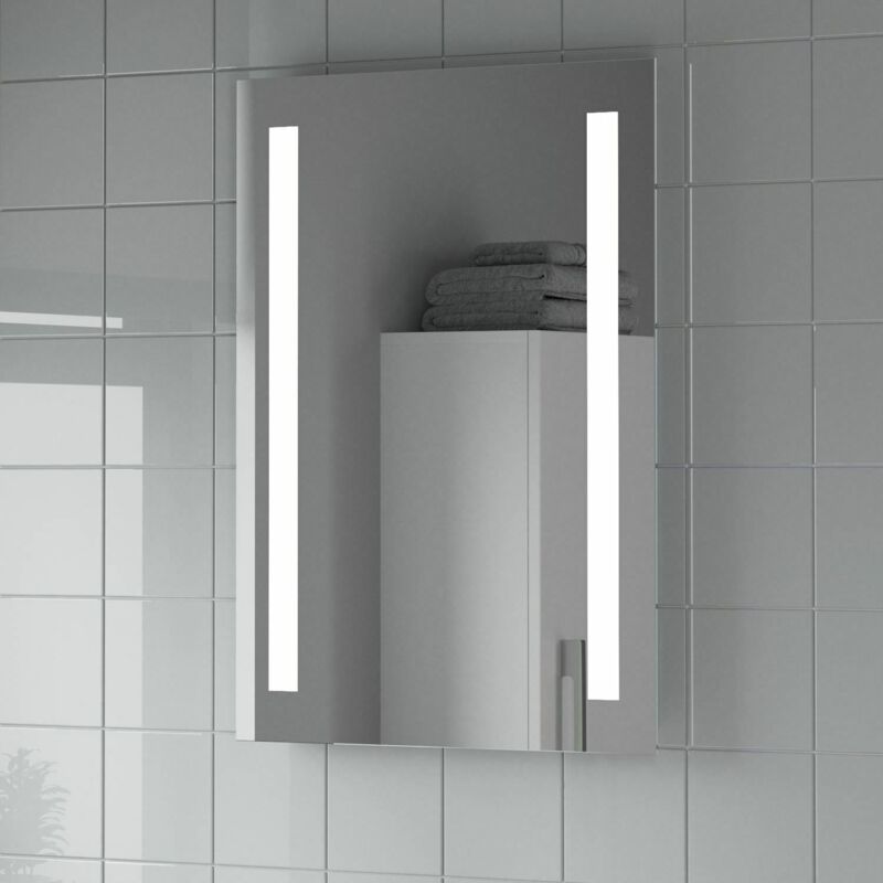 Bathroom led Illuminated Luxury Mirror Battery Power Contemporary 500x700mm