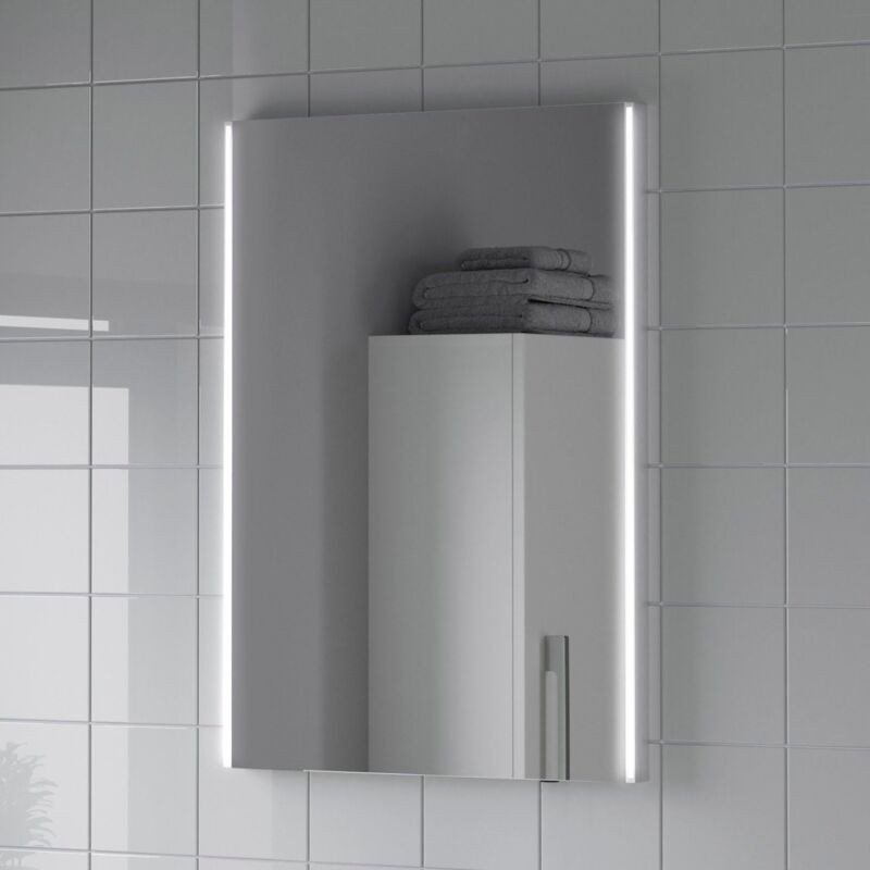 Bathroom led Illuminated Luxury Mirror Battery Power Modern IP44 500x700mm