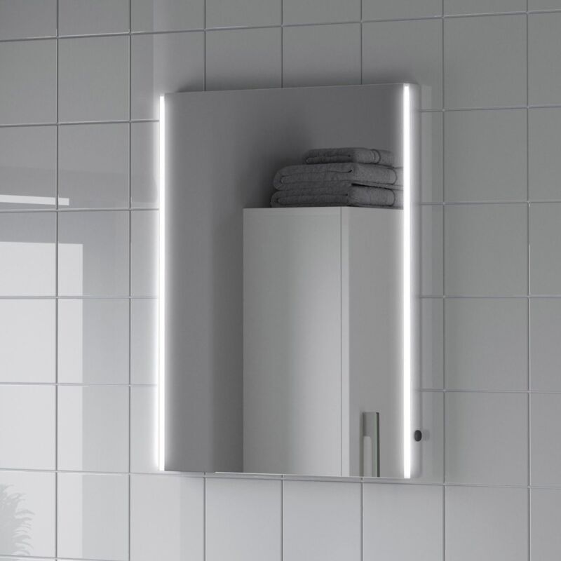 Bathroom led Illuminated Luxury Mirror Demister Mains Modern IP44 450x600mm