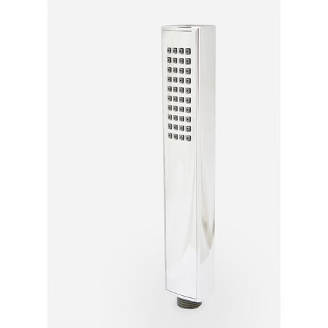 Bathroom Minimalist Modern Rectangular Shower Handset - Chrome