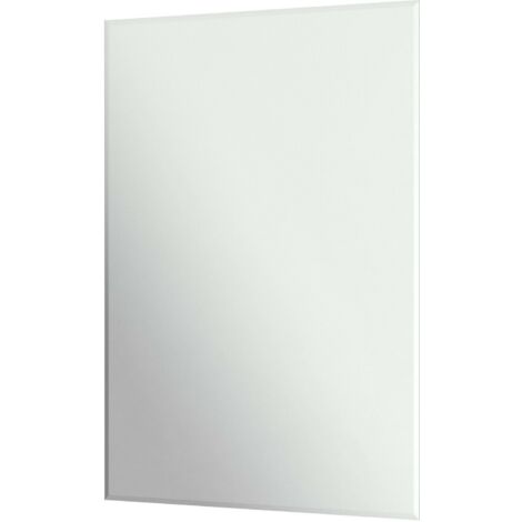 Bathroom Mirror Modern Rectangle Frameless Bevelled Edge Wall Rectangle Frameless Bevelled Edge Wall