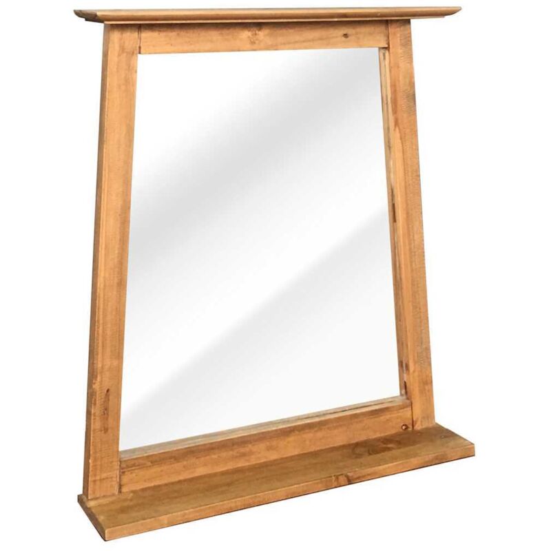Bathroom Mirror Solid Recycled Pinewood 70x12x79 cm - VIDAXL