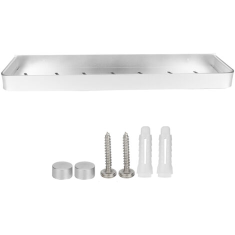 Bathroom Shelf Wall Mount Space Aluminium Shower Single Layer Shelf Shampoo Storage Rack50cm Commodity Shelf