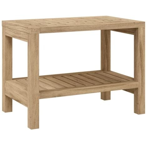 Bathroom Side Table 60x30x45 cm Solid Wood Teak vidaXL