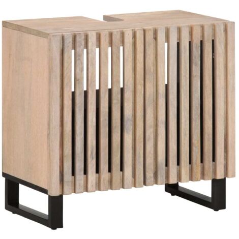 Bathroom Sink Cabinet 62x34x58 cm Solid Wood Mango vidaXL