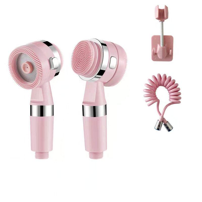 Bathroom Sink Shower Head Set, Bathroom Hand Shower, Telescopic Hose, Perfect for Washing Hair or Cleaning Sink(Pink Suit)