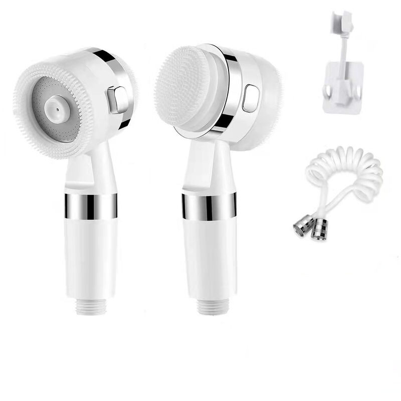 Bathroom Sink Shower Head Set, Bathroom Hand Shower, Telescopic Hose, Perfect for Washing Hair or Cleaning the Sink(white suit)