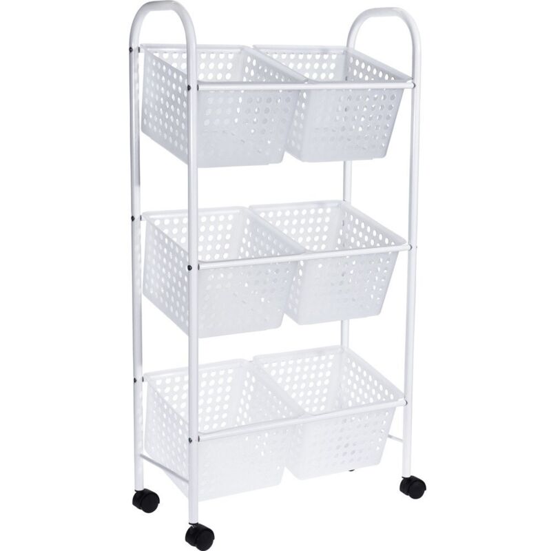 Bathroom Solutions Badezimmerwagen mit 6 Körben
