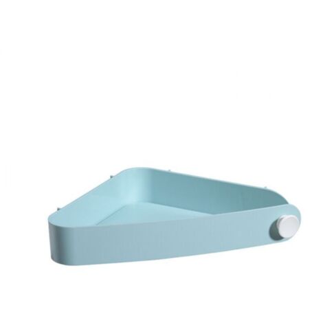 Bathroom storage and organization, shower soap dish, bathroom shelf, sky blue
