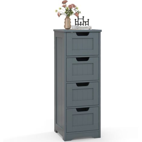 Bathroom Storage Cabinet Freestanding Storage Organizer Side Table