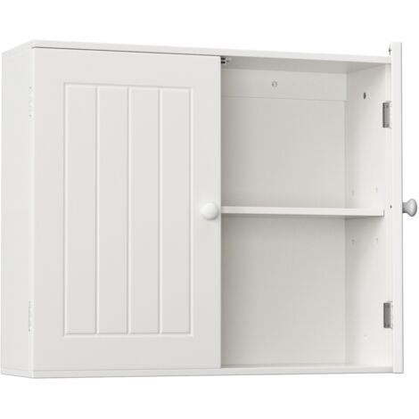 Bathroom Storage Cabinet,Floor Standing Display Cabinet,Home Storage Furniture Organizer Unit for Office Living Room Kitchen Entryway,White