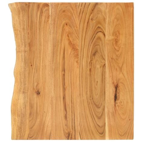 Bathroom Vanity Top Solid Acacia Wood 58x52x2.5 cm vidaXL