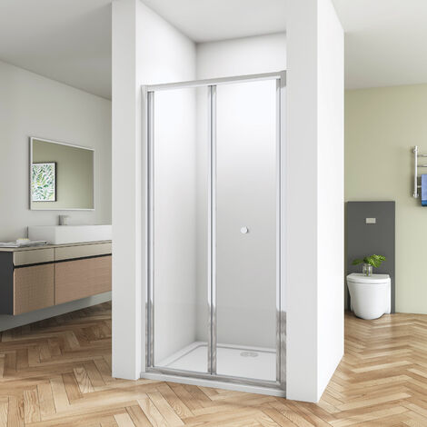 SKY Bathroom Sliding Shower Door Modern Bathroom 6mm Safety Glass Shower Enclosure Cubicle 1000mm