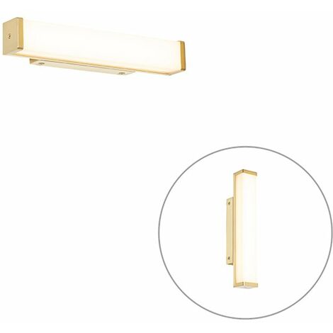 Bathroom Wall Light Brass 32 cm Incl. LED IP44 - Cascada