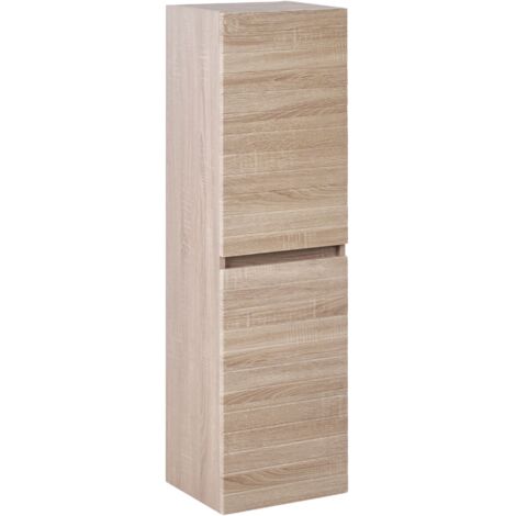 Bathroom Wall Mounted Cabinet URUCU 35 cm Light Brown
