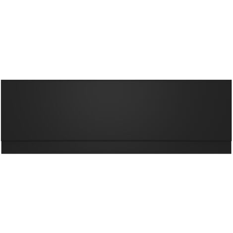 Bathroom Wooden MDF Bath Panel Matt Black Easy Cut 1800mm Front Panel