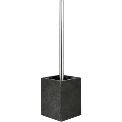BATHSTAGE 63627 B-BLACK Escobillero Base Piedra - ref: BS-63627