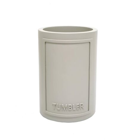 BATHSTAGE 67984 B-AQUA Vaso Gris - ref: BS-67984