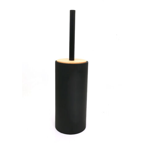 BATHSTAGE 68028 B-LUK Escobillero Base Negro Madera - ref: BS-68028