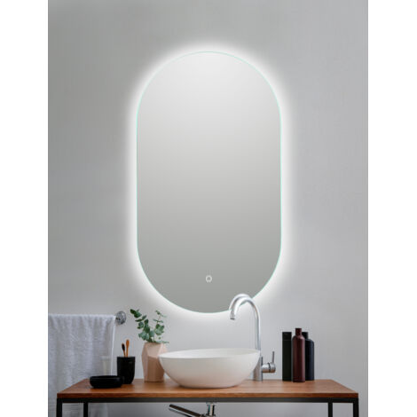 BATHSTAGE 68080 Espejo LED Retroiluminado Ovalado 50x90 cm - ref: BS-68080