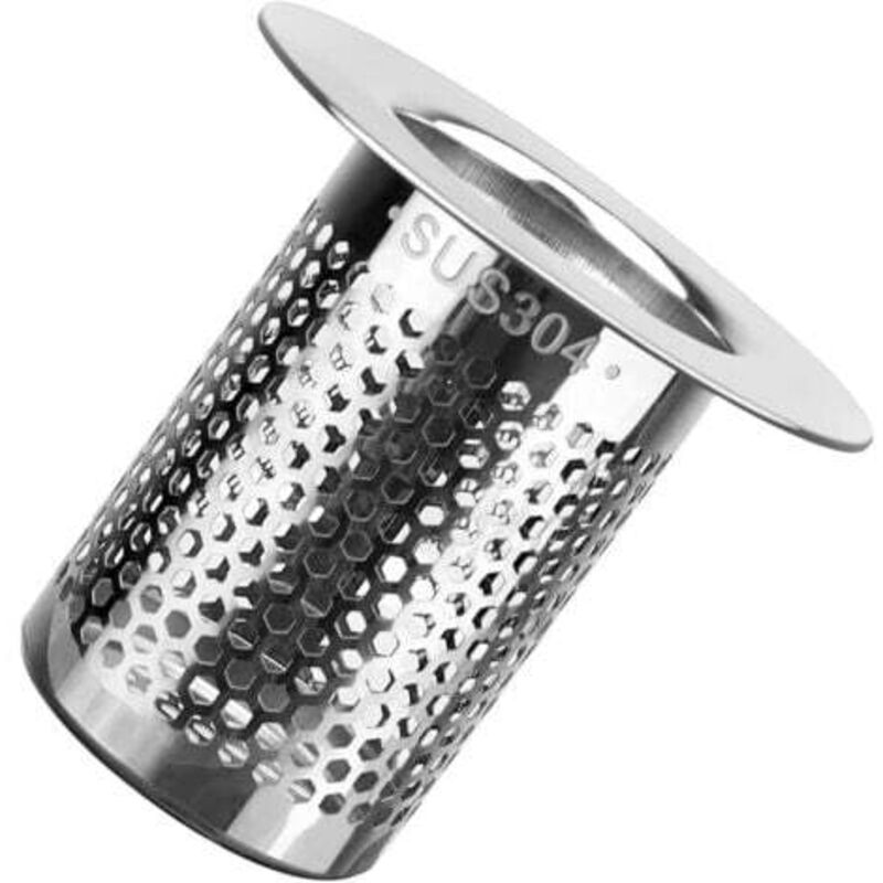 Image of Bathtub Drain Strainer, 5cm Stainless Steel&hellip;