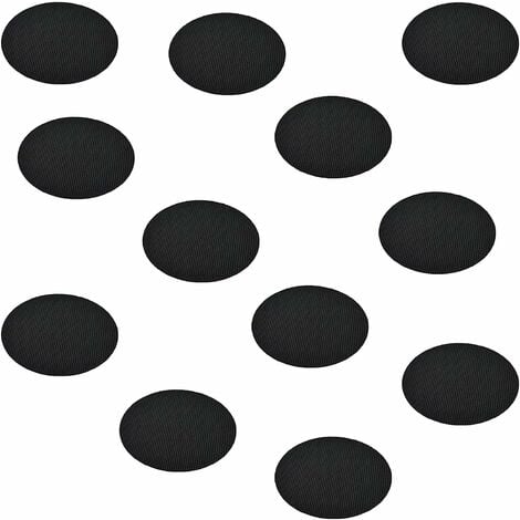 100 Pack Double Sided Adhesive Pads, Extra Strong Black Squares