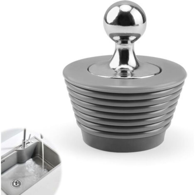 Image of Bathtub Stopper, Conical Silicone Material Bathtub&hellip;