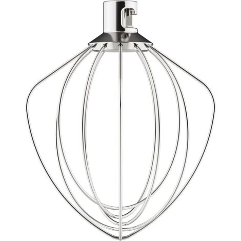 Batidor de acero inoxidable para batidora de pie KitchenAid Kippkopf, repuesto para K45WW, compatible con los accesorios de la batidora de pie KitchenAid.
