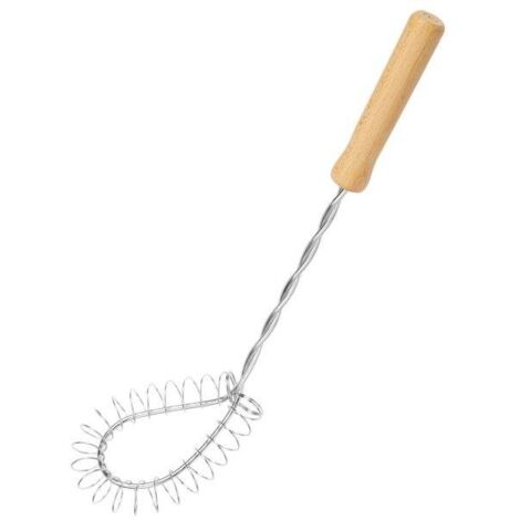 Batidor espiral para espuma 30 cm BALDO mango de madera
