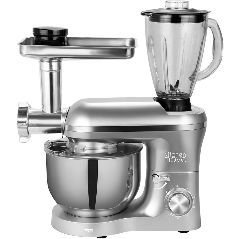 robot de cocina multifunción 5,5l 1500w gris - bat-1518bm - kitchen move -