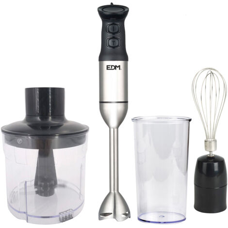 BATIDORA DE MANO 1200W CON ACCESORIOS Ø5,8x41,5cm EDM