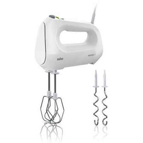 Batidora de mano Braun MultiMix 1 de 400 W, color blanco.