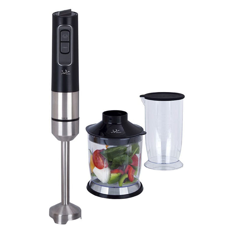 

Batidora de mano con regulador electrónico y vaso picador 1000W ( BT157) - Jata