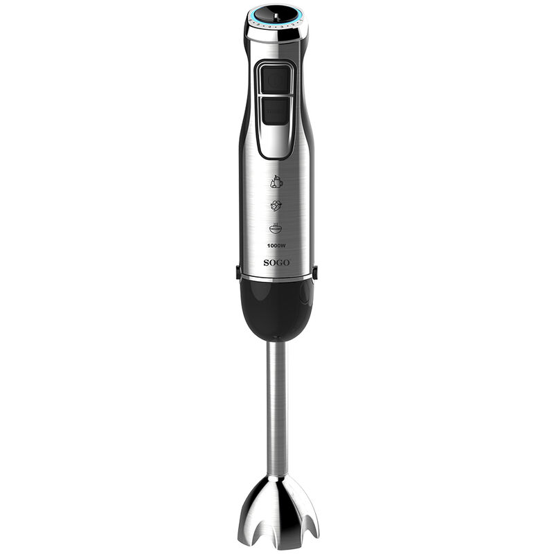 

Batidora de Mano Potente con Cuchillas de Titanio, 1000W - Vaso medidor 600ml